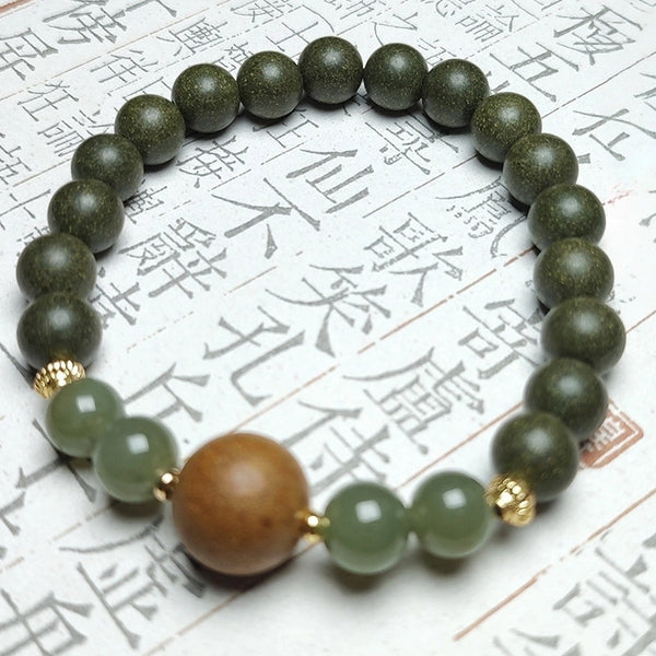Willow waves and warblers with natural herbs combined with fragrant beads - to ward off evil spirits and to attract wealth and help luck