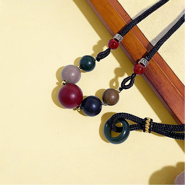 Five-Element Herbal Incense Bead Necklace ——Harmony of Heaven & Human