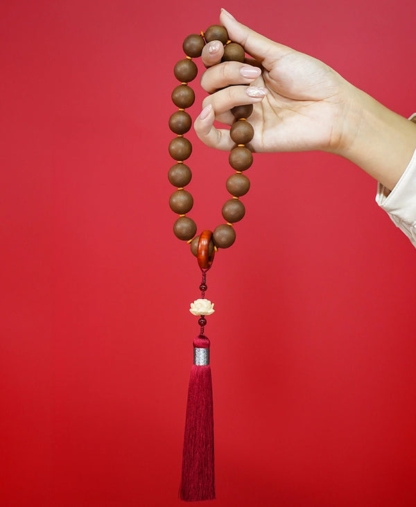 Osmanthus Blended Incense Formula | Traditional  Scented Prayer Beads  Bracelet |Calms Stress, Soothes Nerves, Warms Meridians & Eases Tension
