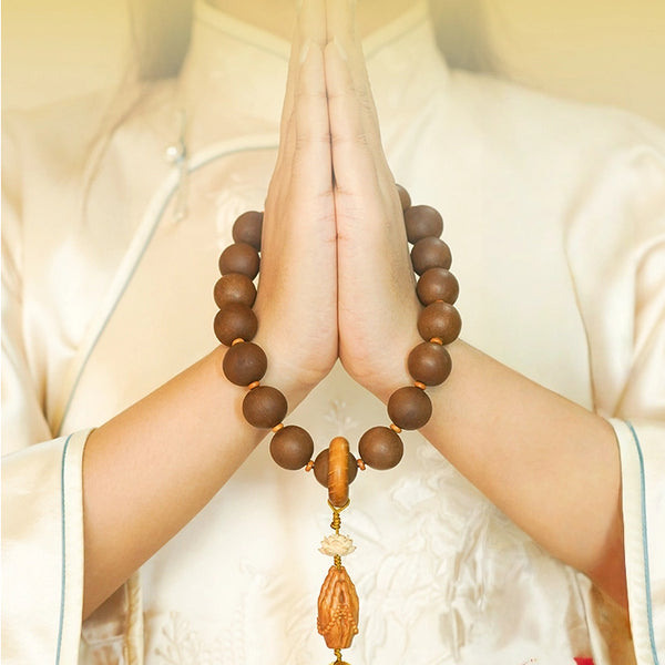 Wealth-Attracting Incense Formula | Heritage Chinese Medicinal Beads Prayer Mala |Vitality Boost • Wealth Magnet • Imperial Blessing