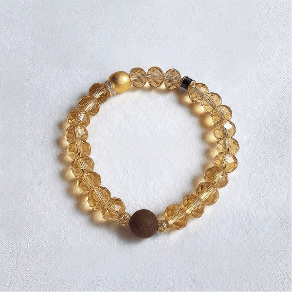 Natural Faceted Citrine Aromatic Bracelet｜Wealth Attraction · Five-Element Harmony · Heritage Craftsmanship