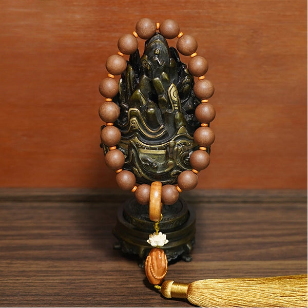 Pear and Agarwood Incense Formula | Heritage Chinese Herbal Scented Beads - 18/108 Meditation Bracelet| Calms Mind • Relieves Stress • Promotes Deep Sleep