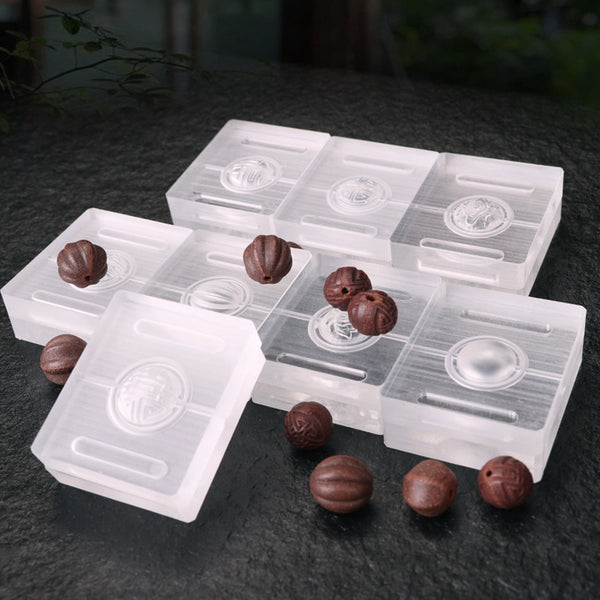 Handmade Incense Bead Mold Set - DIY Natural Herbal/Buddha Bracelet Making Kit