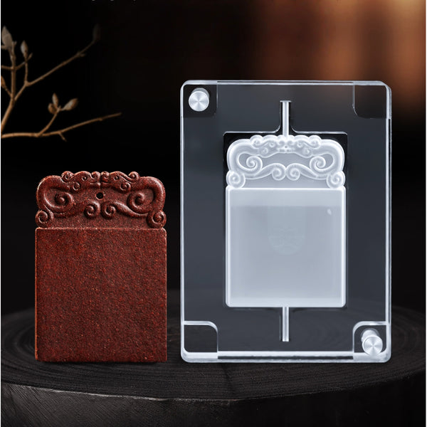Double-Sided Hollow "Wish Fulfilling" Incense Tablet Mold - Traditional Handmade DIY Kit
