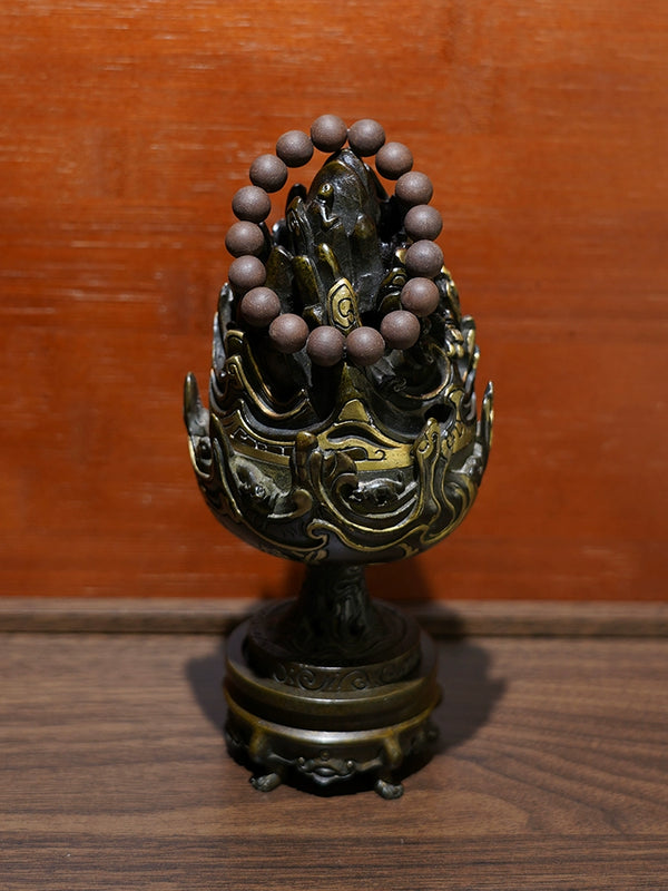 Muscle-Relief Incense Formula | Heritage Chinese TCM Scented Bracelet - 18/108 Counting Mala Boosts Metabolism • Improves Circul