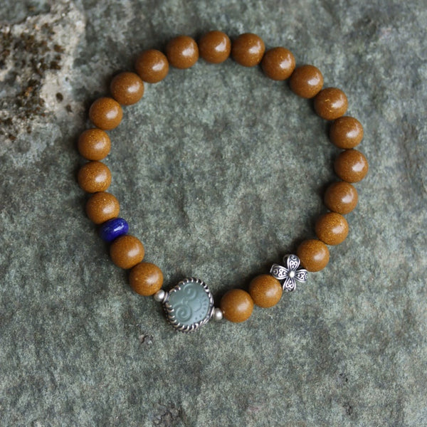 Agarwood·Sandalwood·Osmanthus Aromatic Bead Bracelet-For Healing, Strength & Protection